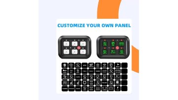 6 Gang Switch Panel Automatic Dimmable  Circuit Control Box On/ Off LED Car Switch Panel   for Truck ATV UTV Boat Caravan1