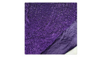 luxury velvet embroidery purple sequin lace fabric for ceremonial dress1