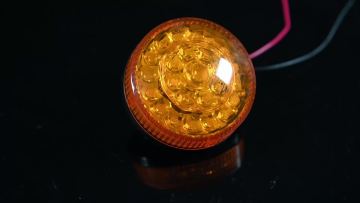 12V  80mm round auto led Car rear lamp  led motorcycle rear lamp with Emark/CCC Certification1