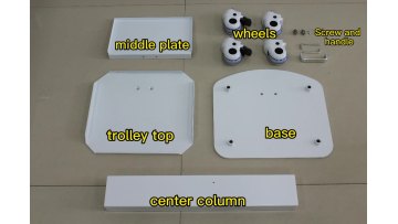 Portable Dental Trolley Multifunctional Mobile 3 Layers Shelf For Dentist Dental Equipment1