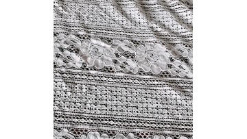 white cord nylon cotton fabric french lace fabric 5 yard wholesale cotton lace fabrics1