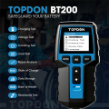 TOPDON BT200 12V Car Battery Tester Digital Automotive Diagnostic Battery Tester Analyzer Vehicle Cranking Charging Scanner Tool