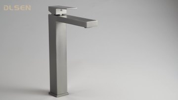 Fashion Shopping Mall Deck Mounted Tall Sanitary Sink Taps Square Single Hole Basin Faucet for Toilet Bathroom1