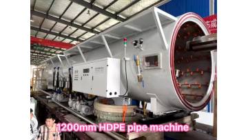 1200mm big size  PE pipe mahcine for china client 
