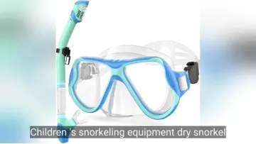 Children's Snorkeling Equipment Panoramic Snorkel Mask Anti-Fog Scuba Diving Mask1