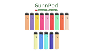 GUNNPOD 2000puffs disposable e-cigarette vape pen OEM*ODM