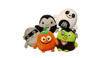 Unisex White Ghost Stuffed Animal - Halloween Monster Collection1