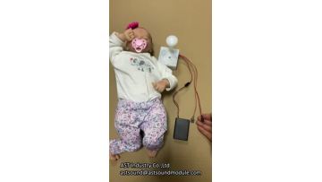 Reborn doll,Reborn baby with breathing simulator,heart beating box and baby cry baby laugh audio.mp4