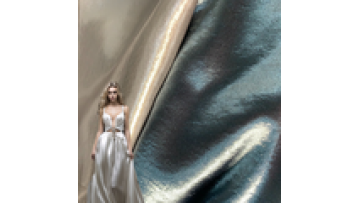 New Design Pure Colour Luxury Crepe Silk Shiny Satin Polyester Material  Fabric For Wedding Dress1