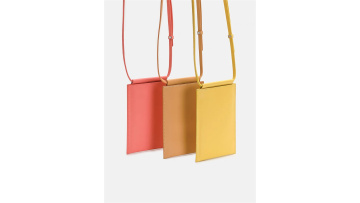 Fashion Ladies Leather Colorful Mobile Phone Bag