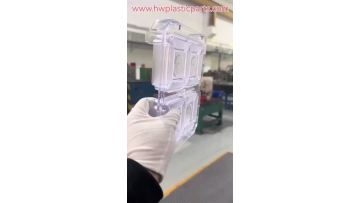 Transparent PET/PC injection molded parts