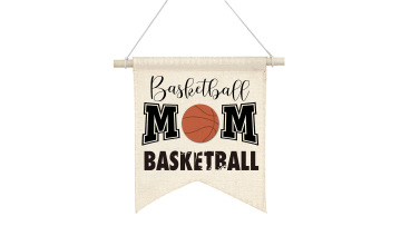 2022 Customized Design Fabric Crafts Hanging Wall Canvas Banner Small Hanging Flag Wall Decoration Happy Birthday Banner1