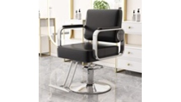 stainless steel PU leather Free sample Wholesale Lifting rotating  beauty salon swivel hair cutting styling barber chair1