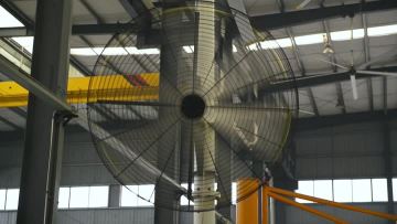 Industrial non rotating wall fan