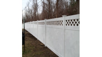 Home back yard fence, wind-resistant strong PVC privacy fence1