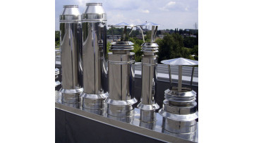 Galvanized Steel Stainless Steel Chimney Ventilation Duct