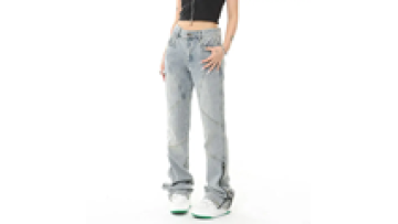 Latest Ladies Skinny Straight Flare Stretch Raw Denim Jeans Trousers Women1