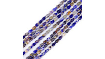 Blue Apatite & Sodalite Faceted Teardrop Beads for Jewelry Making1