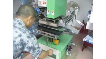 Pneumatic hot stamping machine.mp4