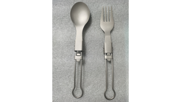 Folding Titanium Fork And Spoon