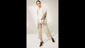 Women Pullover Embroidery Sweatshirts Top1