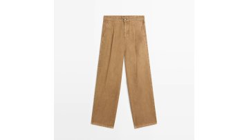 Women's minimalist and versatile retro Barn style high waisted casual pants