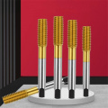 M2-M12 Titanium Coating Extrusion Taps Fluteless Forming Machine Plug Taps Metric Screw Thread Tap Drill Metal Threading Tool