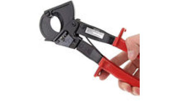 HS-325A 240mm Heavy Duty Ratchet Cable Cutter High Carbon Steel Copper Aluminum Wire Cutting Tool PVC Handle OEM Wholesale1