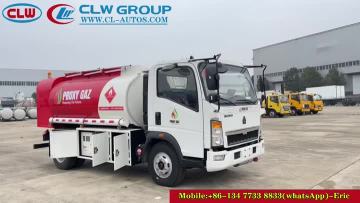 Howo 4X2 Fuel Tanker Truck