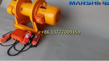 Electric winch with 300 ft cables
