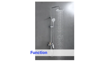 Direct Sales Thermostatic Solid Brass Head Water Mixer Luxury Large Rain Shower  for Hotel Bathroom1