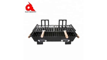 Custom Eco-friendly round seasoned cast iron hibachi grill1