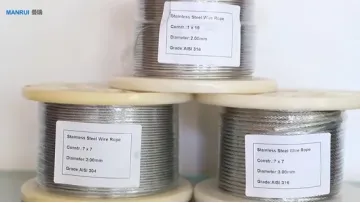 Manufacture 304 1*7 PVC Coated Stainless Steel Wire Rope/Steel Cable1