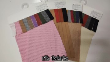 2023 spring summer Popular Textiles Custom 95 Polyester 5 Spandex foil Rib Knit metallic garment material Fabrics For clothing1