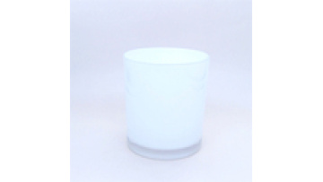 High Quality Round Glossy White 315ml Glass Jar Candles for Candle Making1