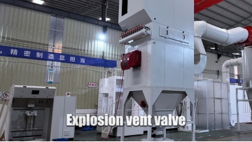 Explosion vent valve