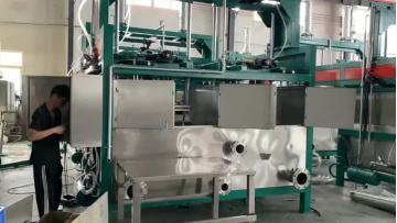 Debugging of double-cylinder double-station forming machine and automatic forming and shaping machine