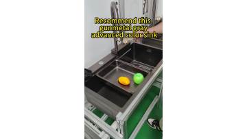 kitchen sink in waterfall design