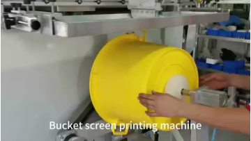 Barrel cylinder screen printing machine