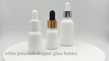 White dropper bottle