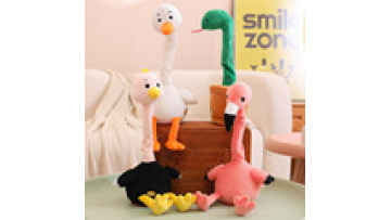 Interactive Learning and Entertainment Plush Toys: Talking Baby, Singing Ostrich, Coaxing Baby Snake1
