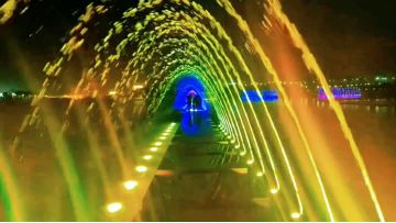 jumping jet fountain
