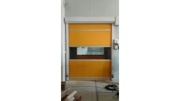 Automatic 0.7m/S 0.8mm Curtain PVC Roller Shutter Doors for Air Shower1
