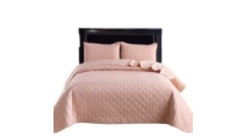 OEM Manufacturer Microfiber Quilt Coverlet Set With Pillowcases 100% Polyester Luxury Embroidery Bedspread1