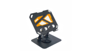 Carbon Steel Tablet Pad Stand 360 Rotating Base 180 Adjustable Tilting Angle Electronic Device Holder Ergonomic Design Foldable1