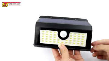 45 LED solar motion sensor outdoor lamp waterproof wireless garden light1
