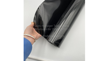 black high-quality PET sheet roll