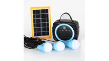 6V 3W Solar Panel 3 LED Bulbs Light DC Rechargeable USB Charging Mini Solar Energy System Lighting Kit1