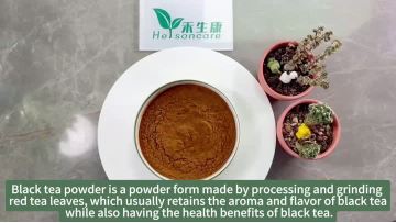 Black tea powder