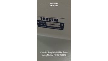 Automatic Heavy Duty Webbing Stitching Machine FX3020H
